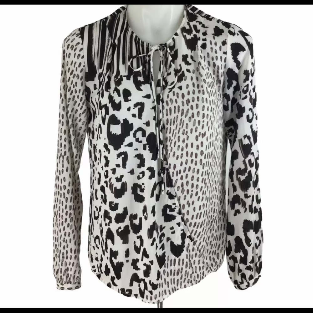 Cabi Skin Print Blouse